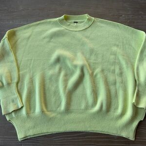 Lime Green Oversized Sweater